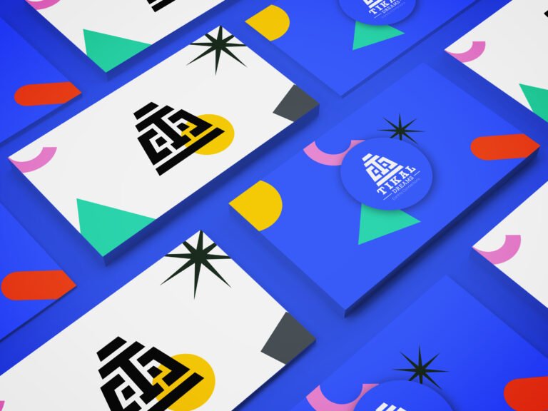 QR Logistix card business mockup