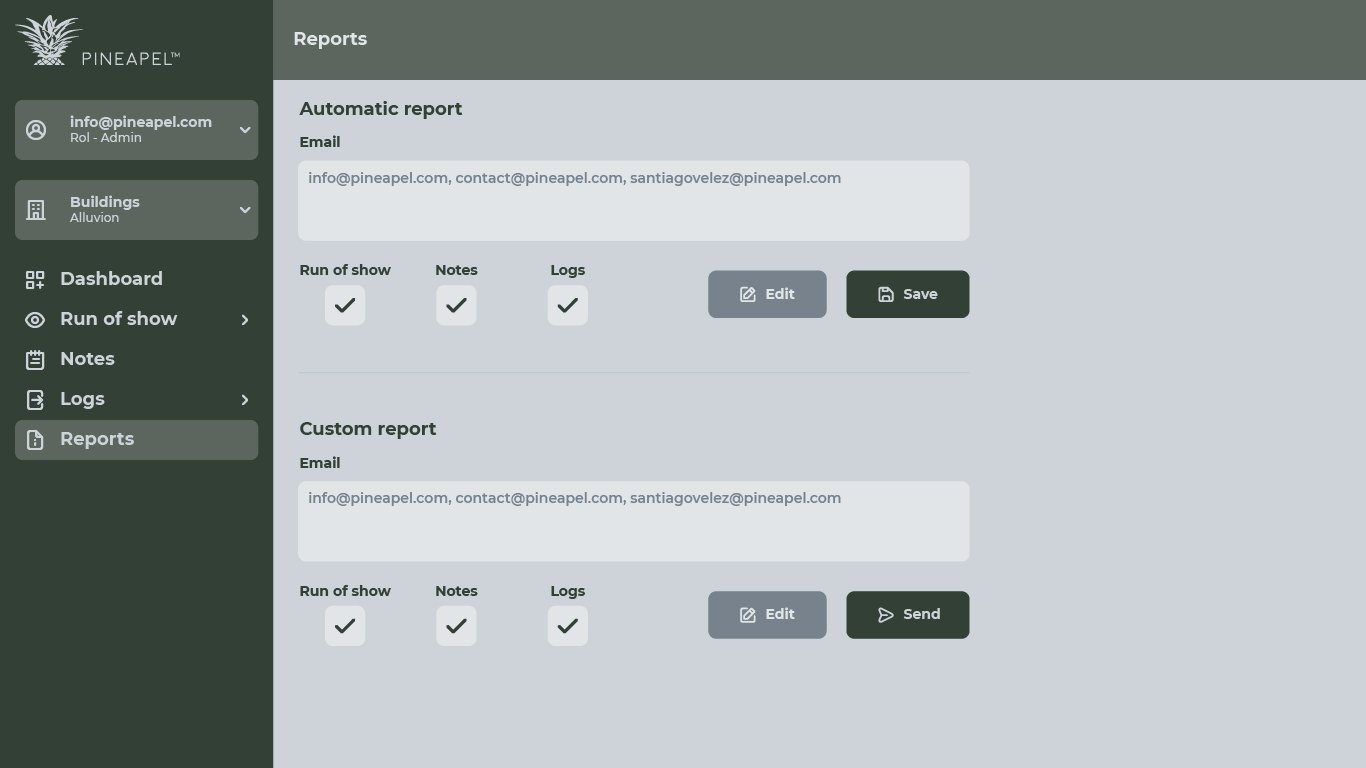Pineapel Webapp design