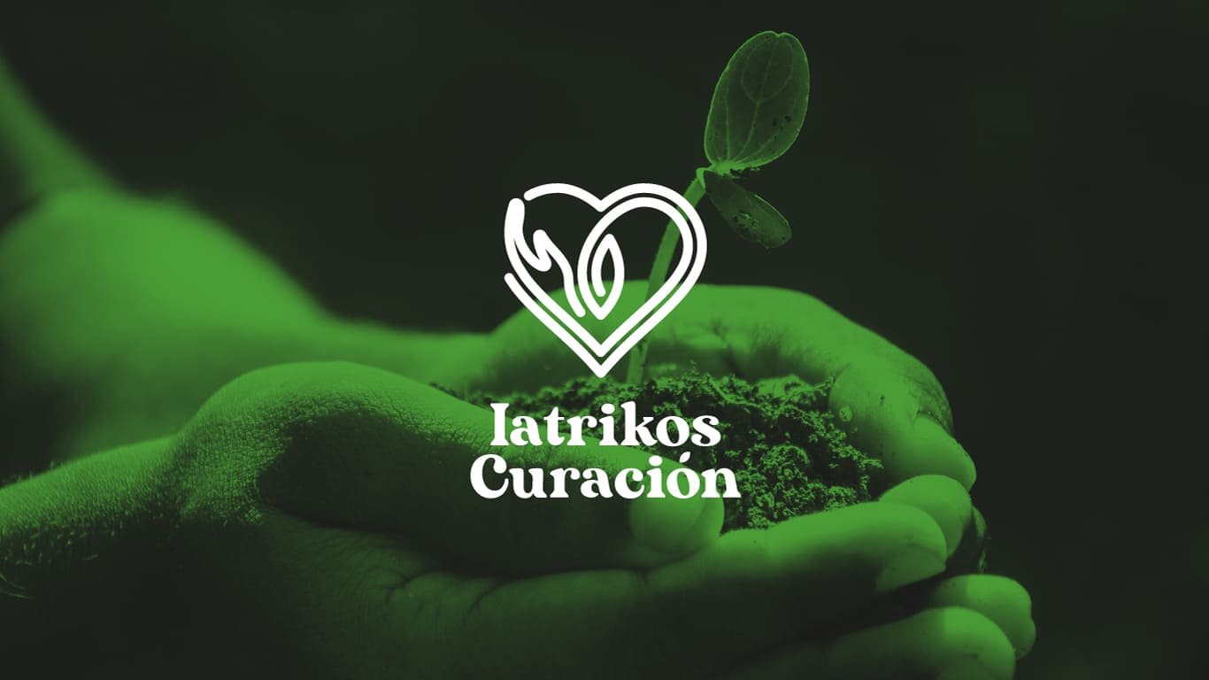 Iatrikos Curacion logo over color